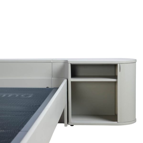 Auping elektrisch 160 x 200 Kiezelgrijs kastjes
