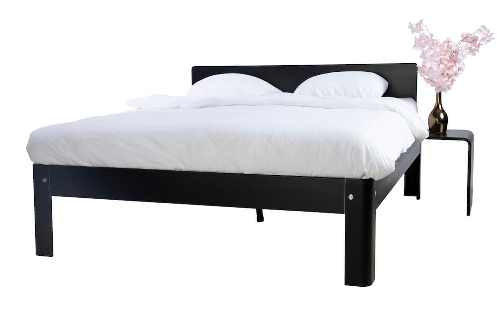 Refurbished Auping Auronde Bed 180x200 - Diepzwart